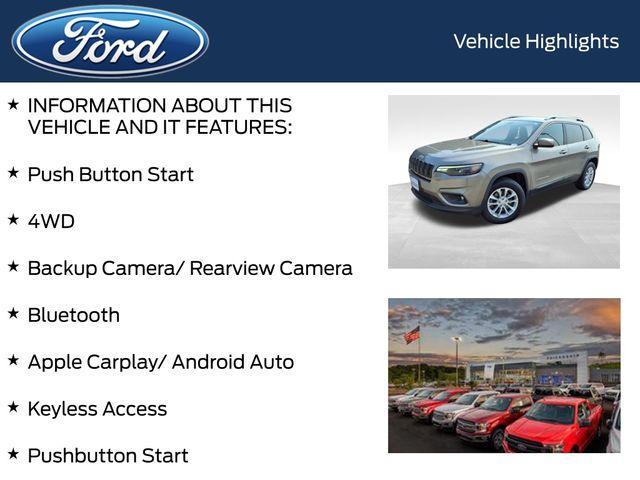 used 2019 Jeep Cherokee car, priced at $13,228