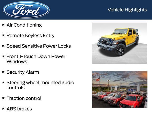 used 2020 Jeep Wrangler Unlimited car, priced at $26,248