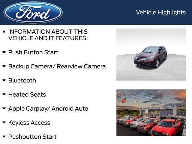 used 2012 Honda CR-V car, priced at $11,998