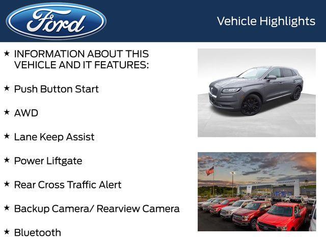 used 2022 Lincoln Nautilus car, priced at $33,968