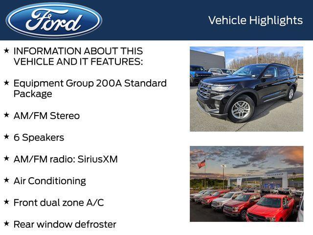 new 2025 Ford Explorer car, priced at $39,574