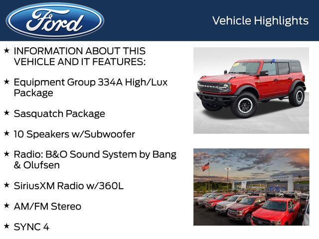 new 2024 Ford Bronco car, priced at $62,037
