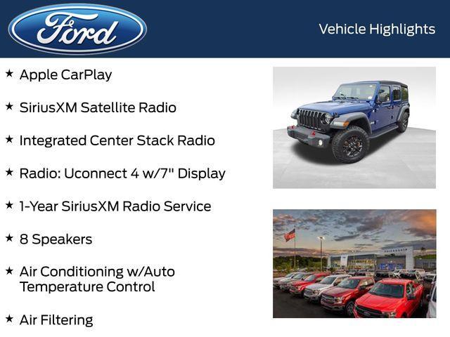 used 2020 Jeep Wrangler Unlimited car, priced at $23,978