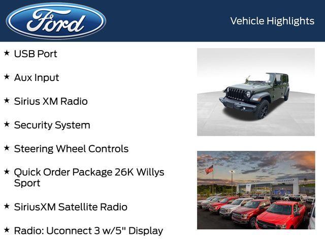 used 2021 Jeep Wrangler Unlimited car, priced at $34,908
