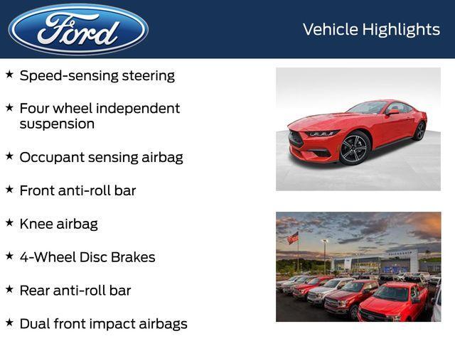 new 2025 Ford Mustang car, priced at $38,057
