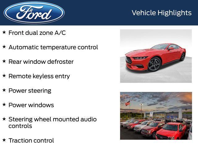new 2025 Ford Mustang car, priced at $38,057