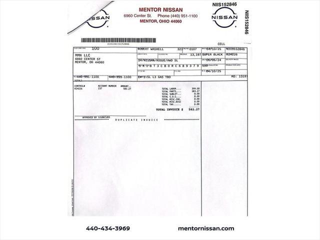 used 2024 Nissan Rogue car, priced at $32,500