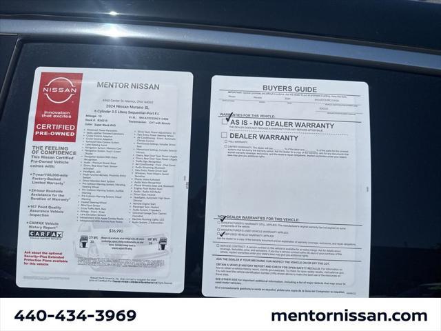 used 2024 Nissan Murano car, priced at $34,990