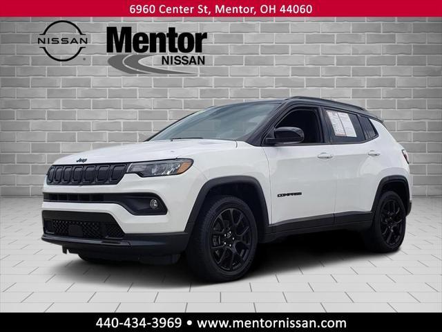 used 2022 Jeep Compass car, priced at $22,500