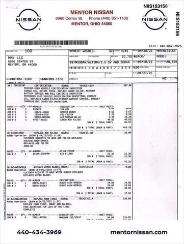 used 2022 Nissan Altima car, priced at $22,990