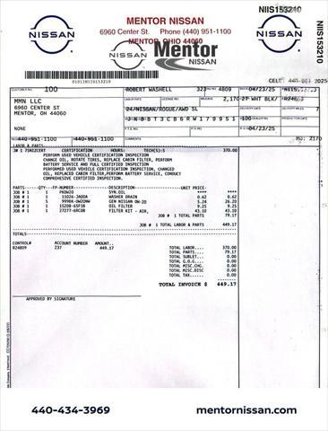 used 2024 Nissan Rogue car, priced at $34,250