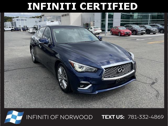 used 2022 INFINITI Q50 car, priced at $30,603