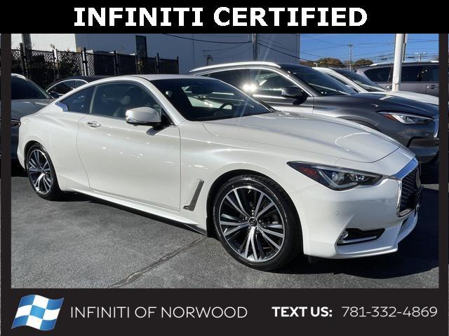 used 2021 INFINITI Q60 car, priced at $33,406