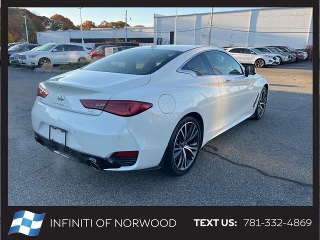 used 2021 INFINITI Q60 car, priced at $33,406