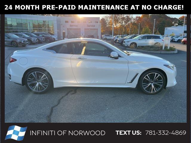 used 2021 INFINITI Q60 car, priced at $33,406