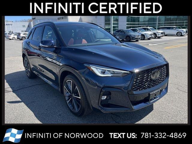 used 2025 INFINITI QX50 car, priced at $43,900