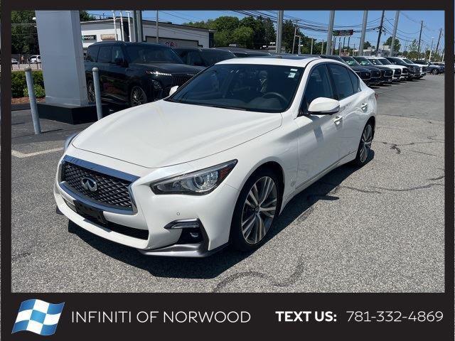 used 2022 INFINITI Q50 car, priced at $33,588