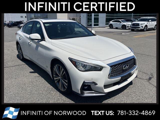 used 2022 INFINITI Q50 car, priced at $33,588