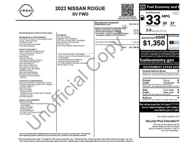 used 2023 Nissan Rogue car, priced at $26,900