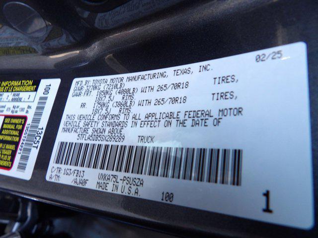 new 2025 Toyota Tundra car, priced at $53,432