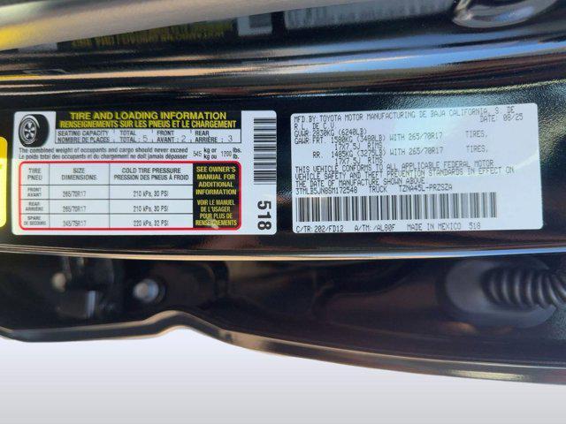 new 2025 Toyota Tacoma car, priced at $47,782