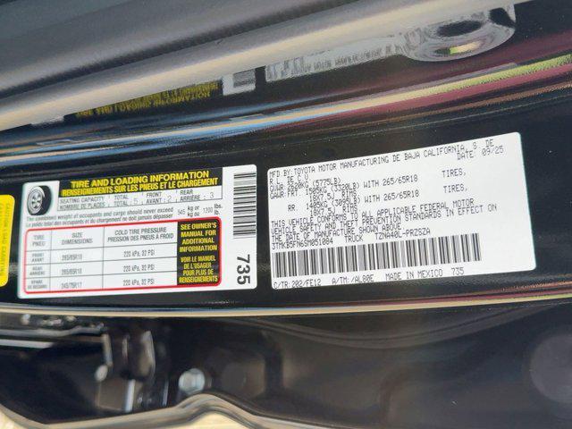 new 2025 Toyota Tacoma car, priced at $45,537