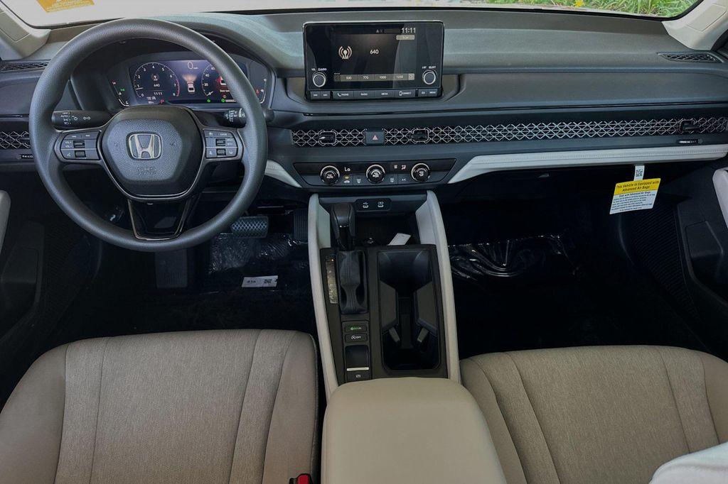 new 2025 Honda Accord car, priced at $29,945