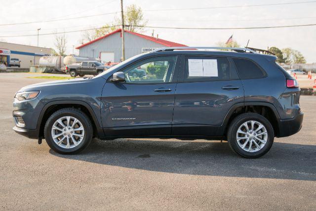used 2021 Jeep Cherokee car, priced at $18,010