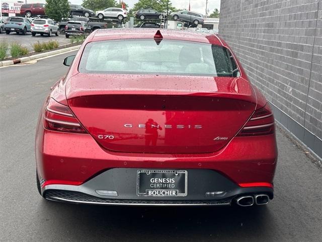 used 2023 Genesis G70 car, priced at $36,759