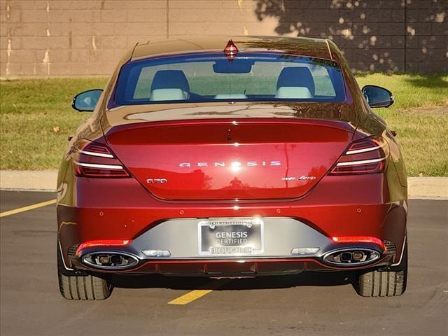 used 2024 Genesis G70 car, priced at $48,229