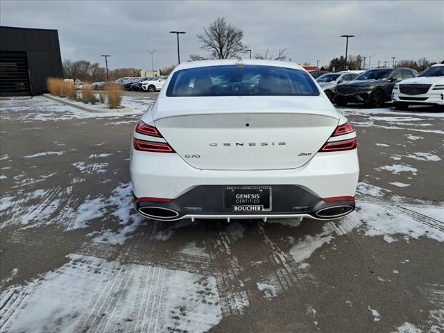 used 2024 Genesis G70 car, priced at $36,439