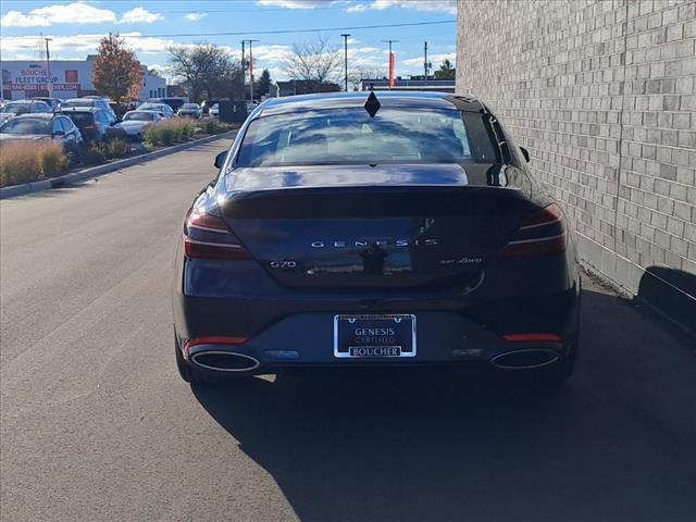 used 2024 Genesis G70 car, priced at $46,399