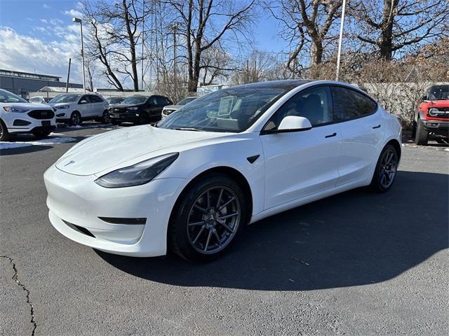 used 2021 Tesla Model 3 car, priced at $26,200