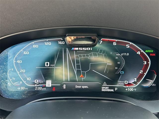 used 2022 BMW M550 car, priced at $57,800