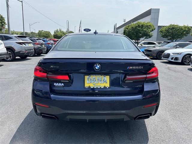 used 2022 BMW M550 car, priced at $57,800