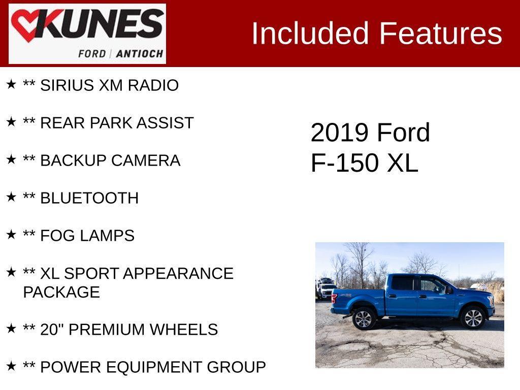 used 2019 Ford F-150 car, priced at $28,842