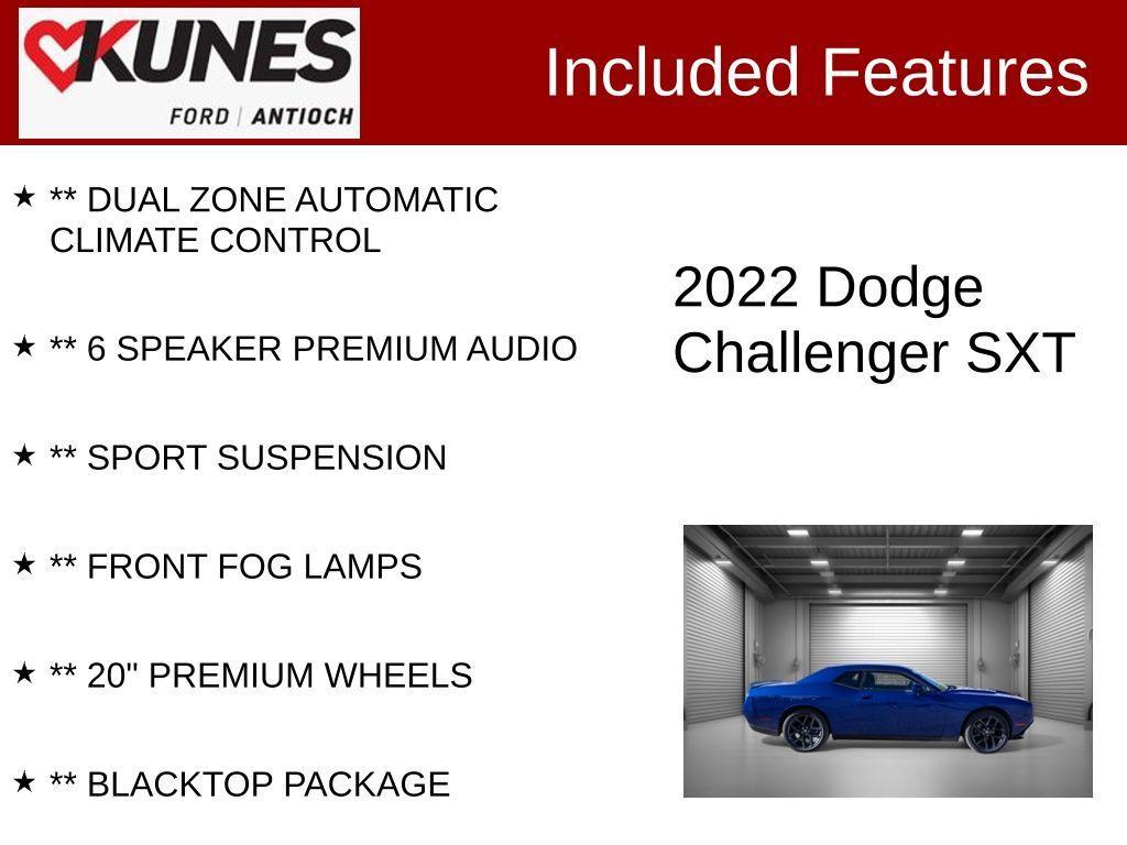 used 2022 Dodge Challenger car, priced at $20,877