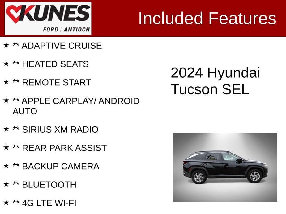 used 2024 Hyundai Tucson car, priced at $23,313