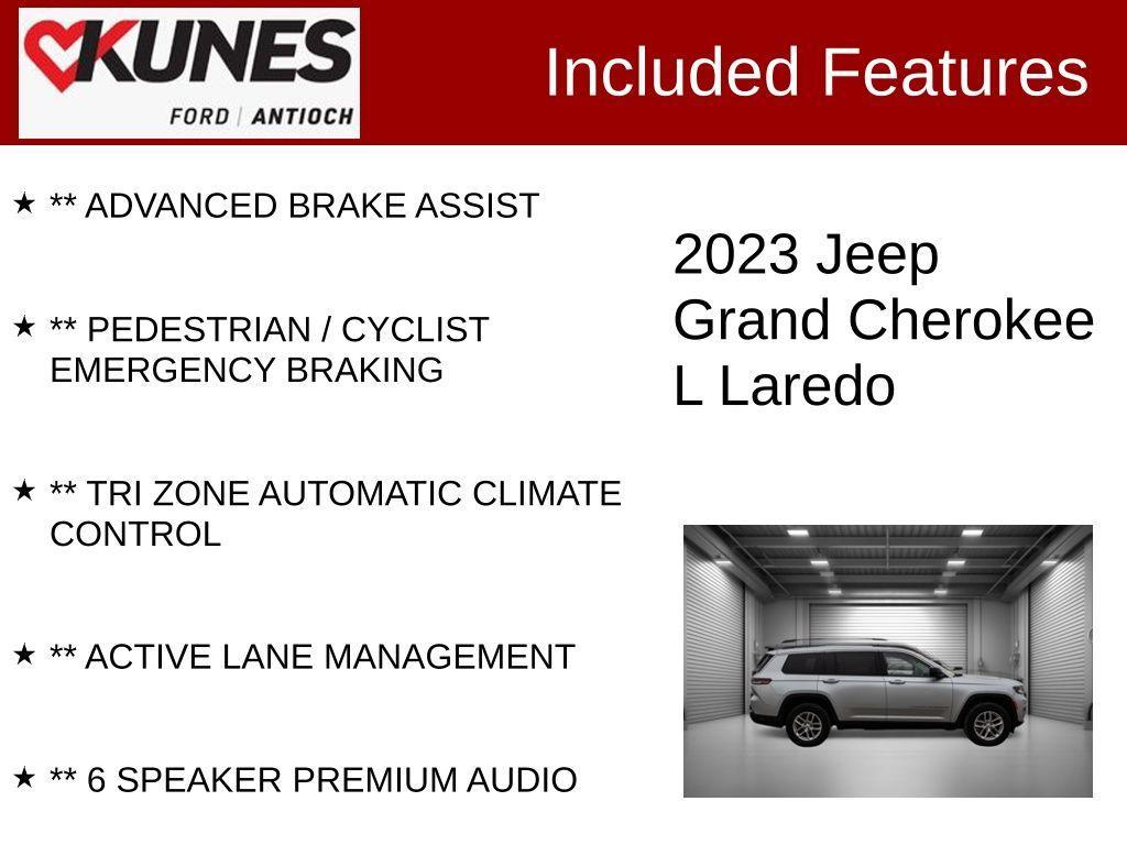 used 2023 Jeep Grand Cherokee L car, priced at $27,484