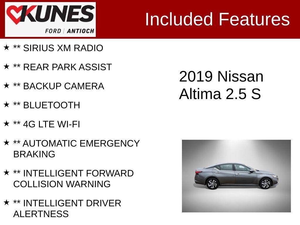 used 2019 Nissan Altima car, priced at $13,456