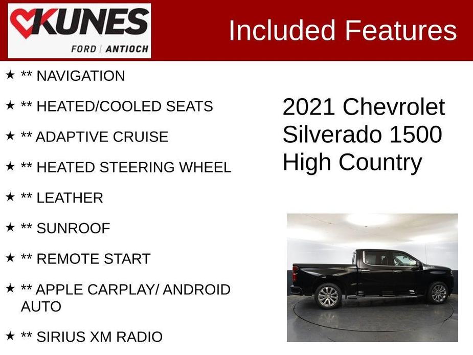 used 2021 Chevrolet Silverado 1500 car, priced at $35,999