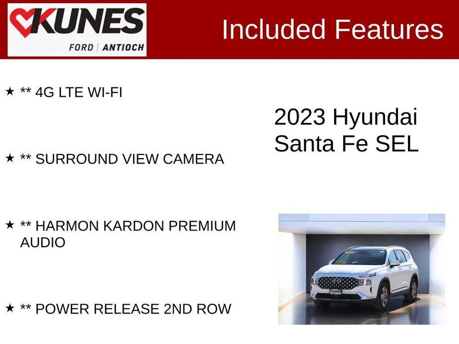 used 2023 Hyundai Santa Fe car, priced at $22,324