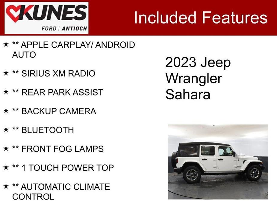 used 2023 Jeep Wrangler car, priced at $37,527