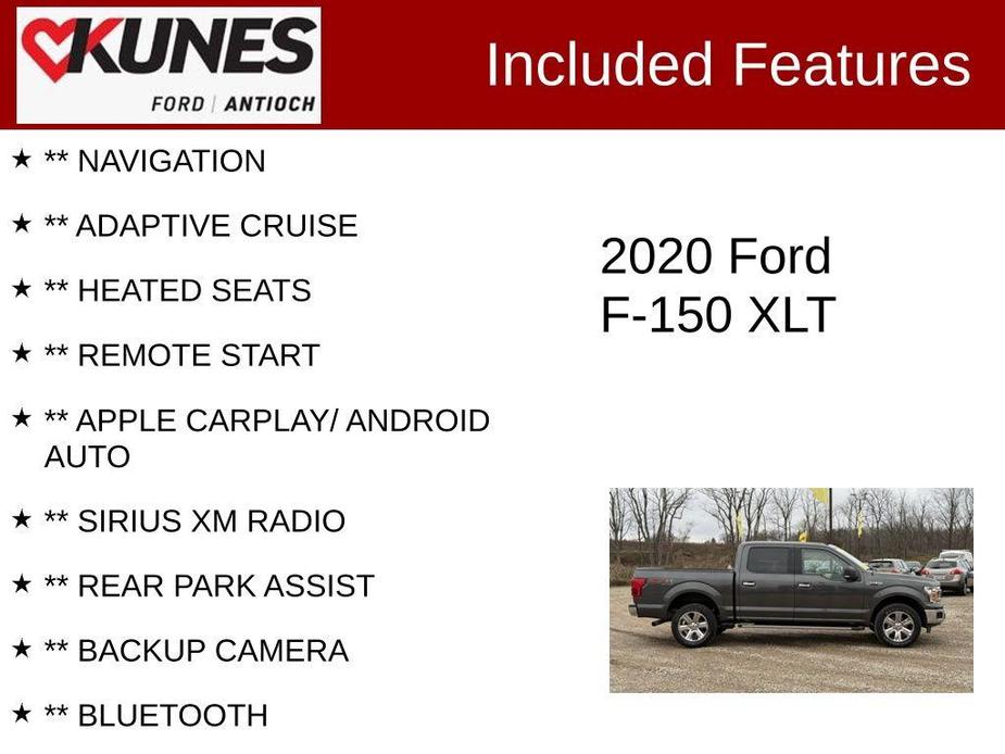 used 2020 Ford F-150 car, priced at $27,829