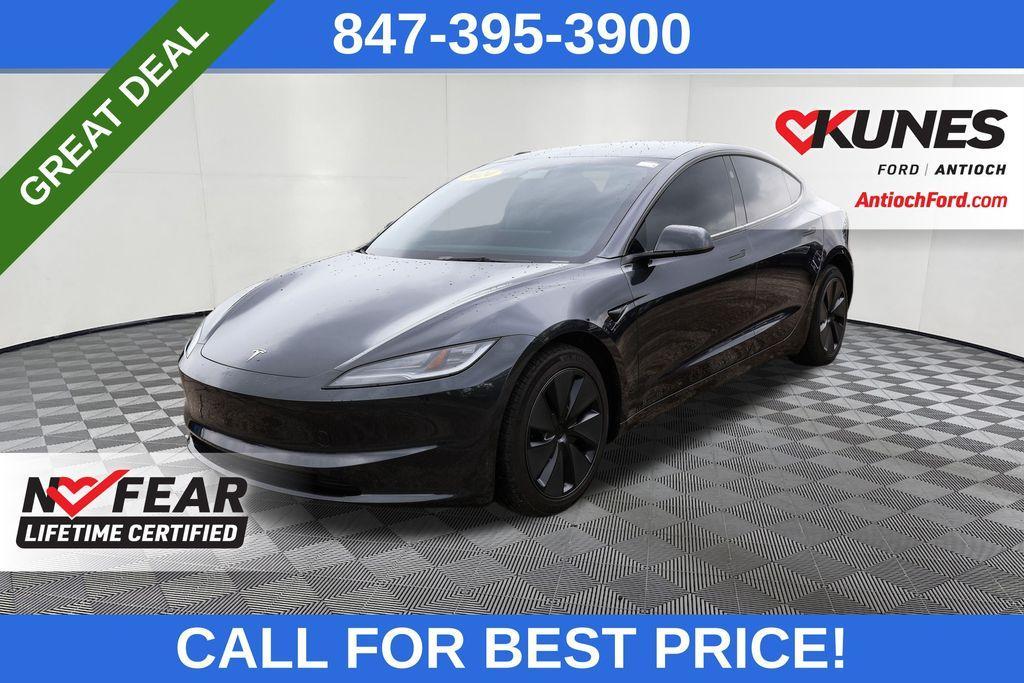 used 2024 Tesla Model 3 car, priced at $36,845