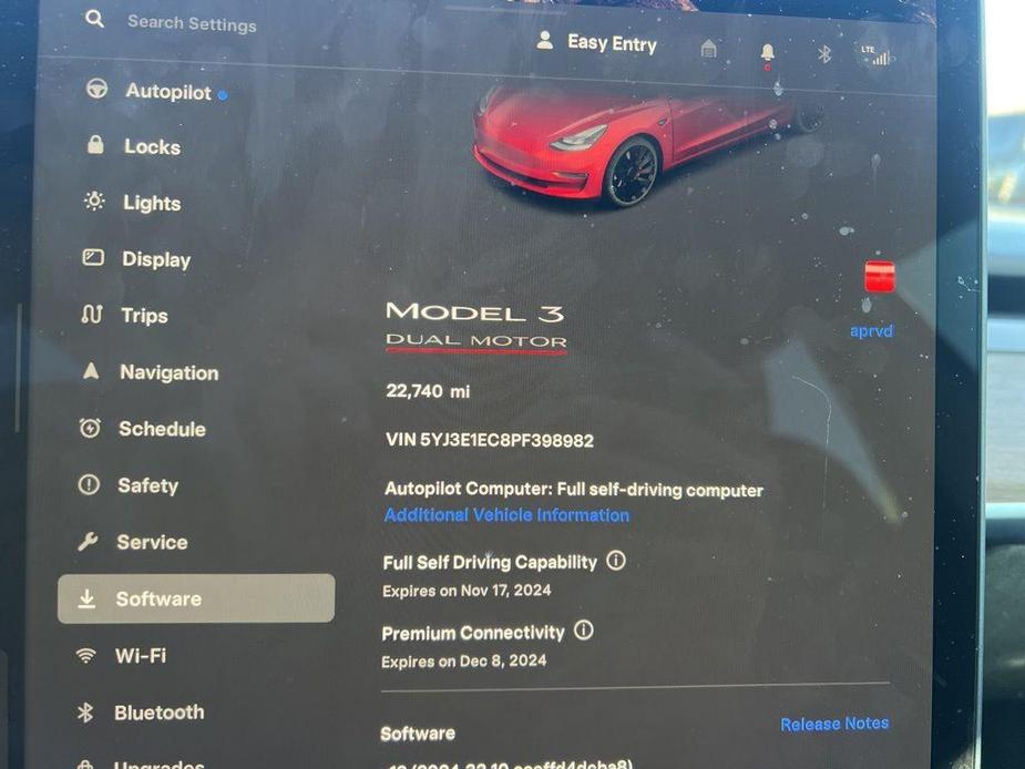 used 2023 Tesla Model 3 car, priced at $33,498