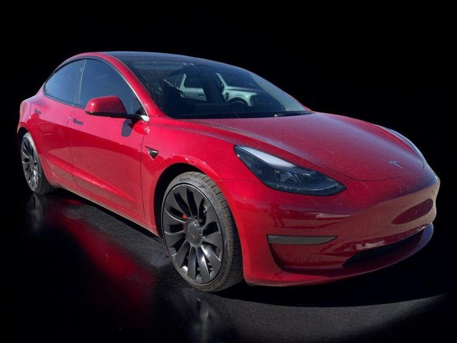 used 2023 Tesla Model 3 car, priced at $33,498