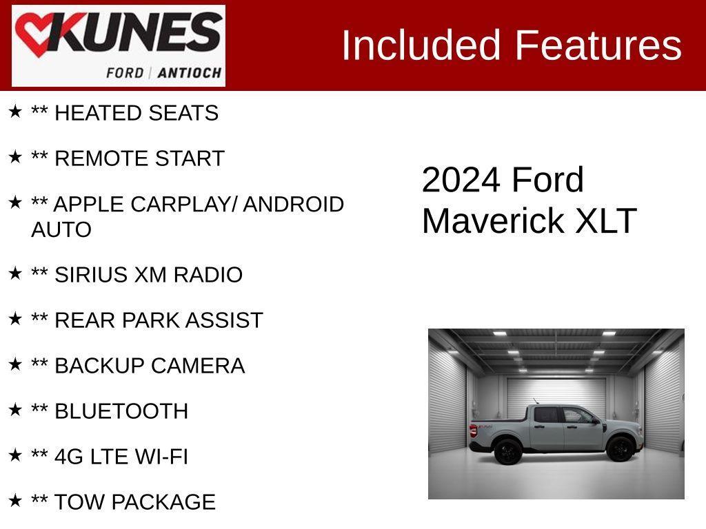 used 2024 Ford Maverick car, priced at $28,473