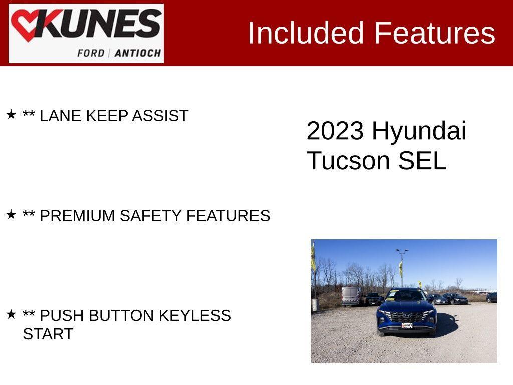 used 2023 Hyundai Tucson car, priced at $21,254