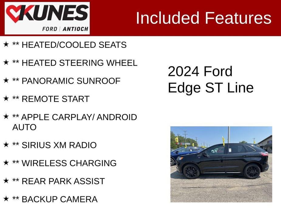 used 2024 Ford Edge car, priced at $39,974